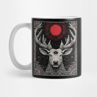 Mystical Stag - The Forest Spirit with the Third Eye Mug