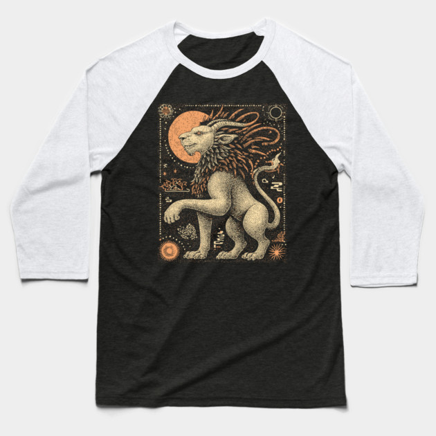 Mythical Chimera - The Hybrid Beast of Legend Baseball T-Shirt by TuncGK