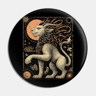 Mythical Chimera - The Hybrid Beast of Legend Pin