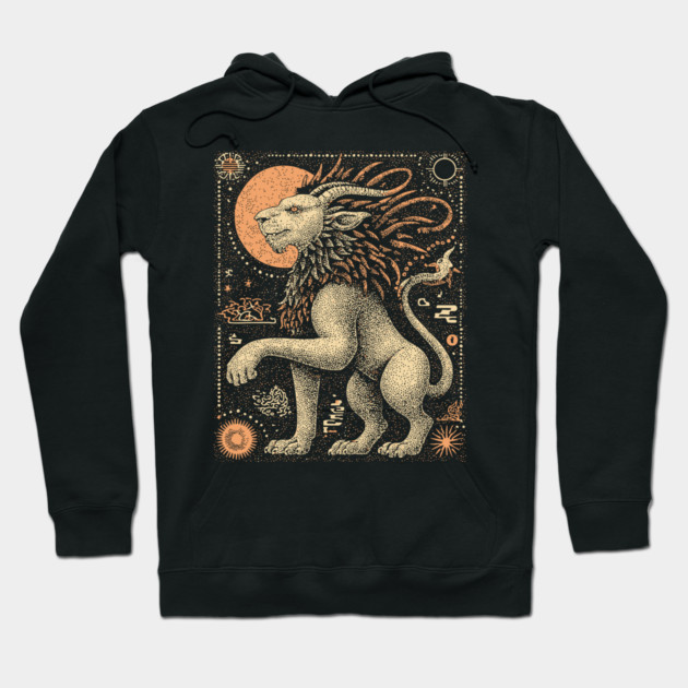 Mythical Chimera - The Hybrid Beast of Legend Hoodie by TuncGK