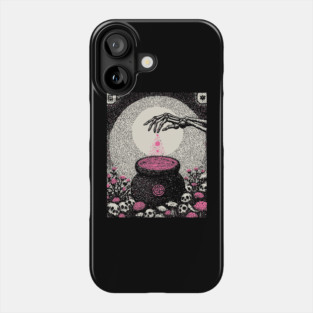 Occult Elixir - The Alchemist's Crimson Brew Phone Case