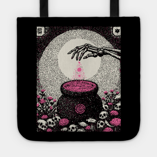 Occult Elixir - The Alchemist's Crimson Brew Tote by TuncGK