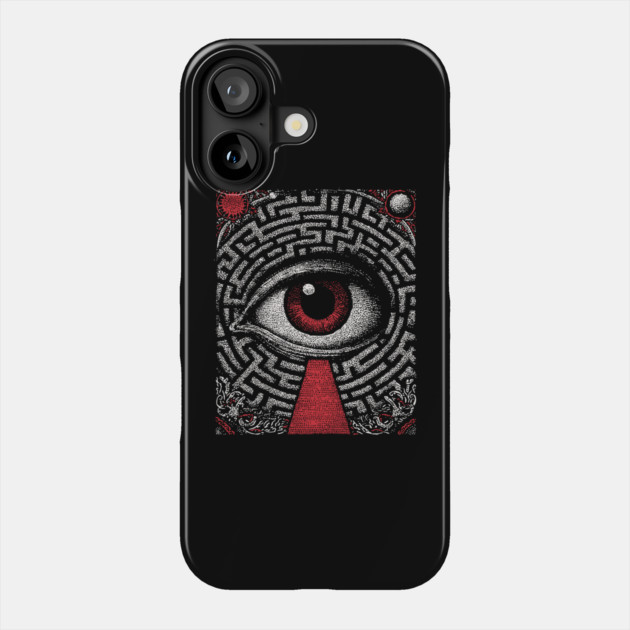 Surreal Eye - The Path of Introspection Phone Case by TuncGK