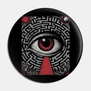 Surreal Eye - The Path of Introspection Pin