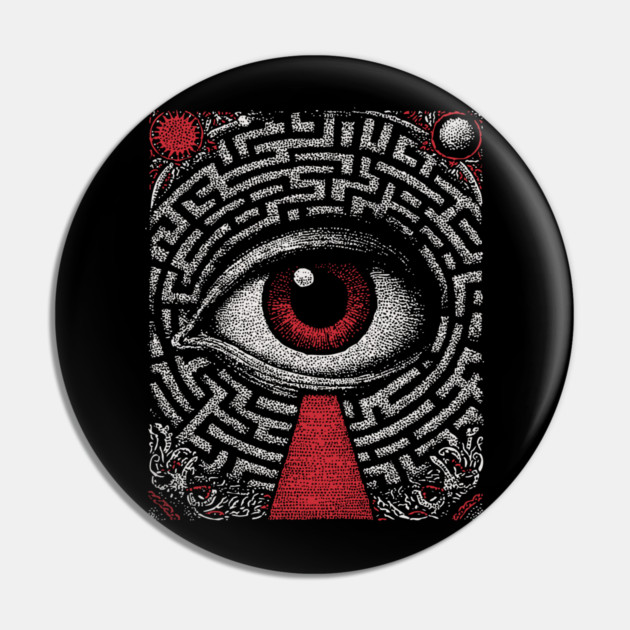 Surreal Eye - The Path of Introspection Pin by TuncGK
