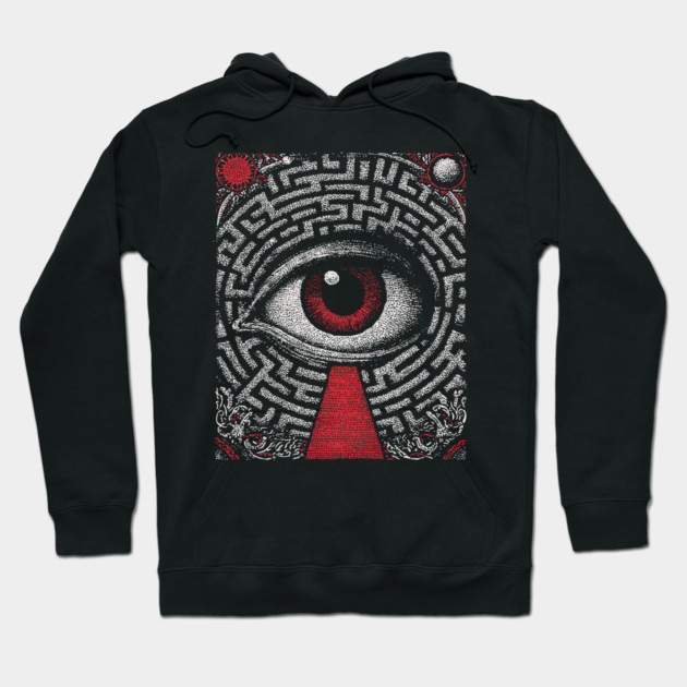 Surreal Eye - The Path of Introspection Hoodie by TuncGK