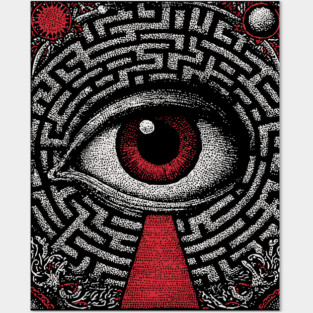 Surreal Eye - The Path of Introspection Posters and Art