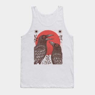 Norse Mythology - Huginn and Muninn, Odin's Ravens Tank Top