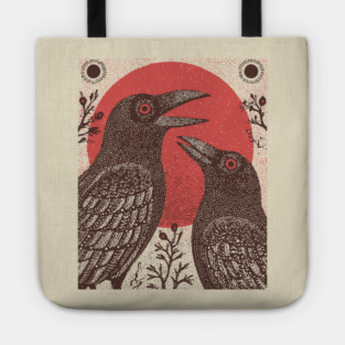 Norse Mythology - Huginn and Muninn, Odin's Ravens Tote