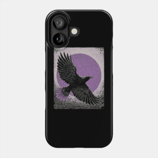 Occult Raven - The Messenger of Secrets Phone Case