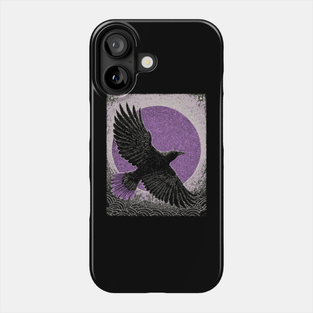 Occult Raven - The Messenger of Secrets Phone Case by TuncGK