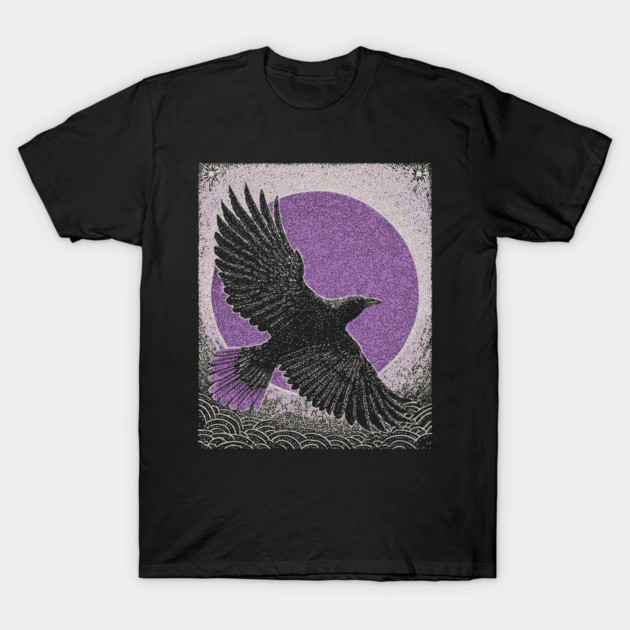 Occult Raven - The Messenger of Secrets T-Shirt by TuncGK