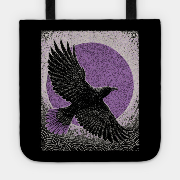 Occult Raven - The Messenger of Secrets Tote by TuncGK