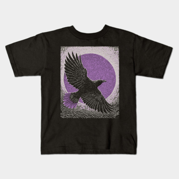 Occult Raven - The Messenger of Secrets Kids T-Shirt by TuncGK