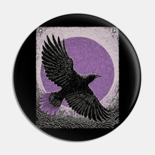 Occult Raven - The Messenger of Secrets Pin