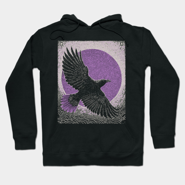 Occult Raven - The Messenger of Secrets Hoodie by TuncGK
