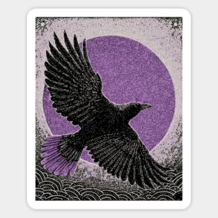 Occult Raven - The Messenger of Secrets Sticker