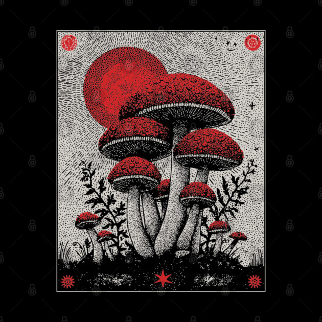 Celestial Fungi - The Lunar Harvest by TuncGK