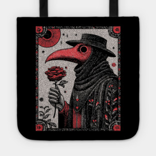 Gothic Plague Doctor - The Rose of Pestilence Tote