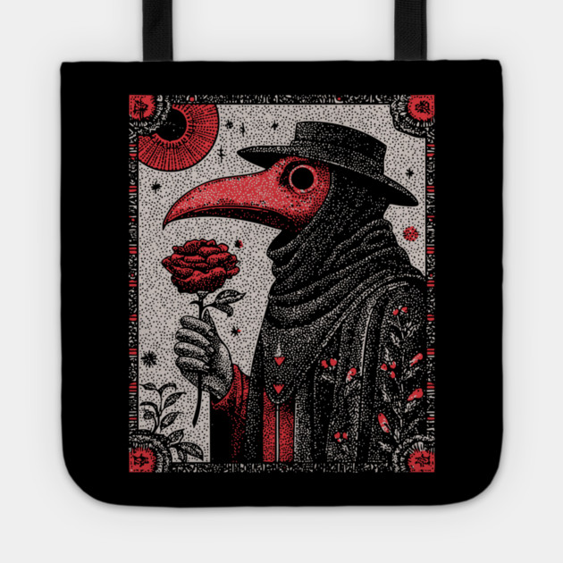 Gothic Plague Doctor - The Rose of Pestilence Tote by TuncGK
