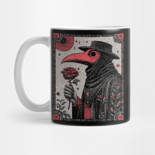 Gothic Plague Doctor - The Rose of Pestilence Mug