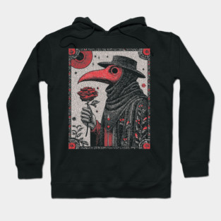 Gothic Plague Doctor - The Rose of Pestilence Hoodie
