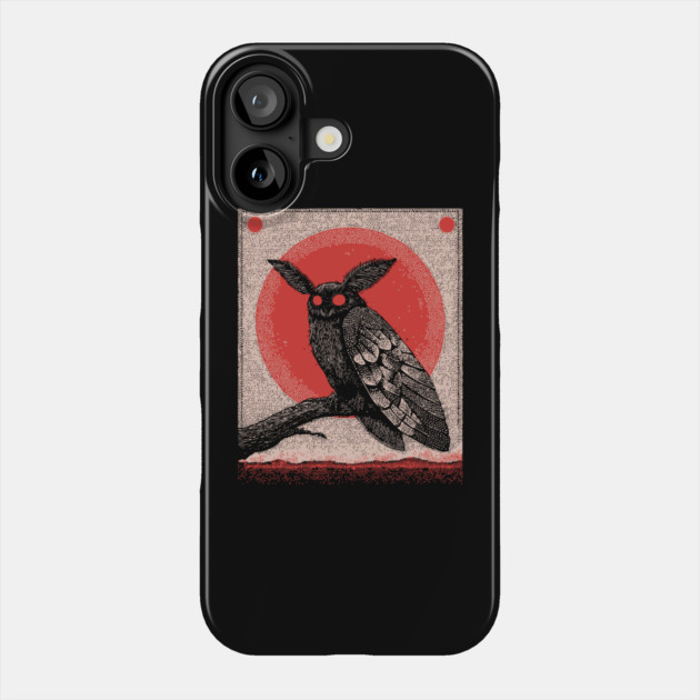 Cryptid Mothman - The Harbinger of Doom Phone Case by TuncGK
