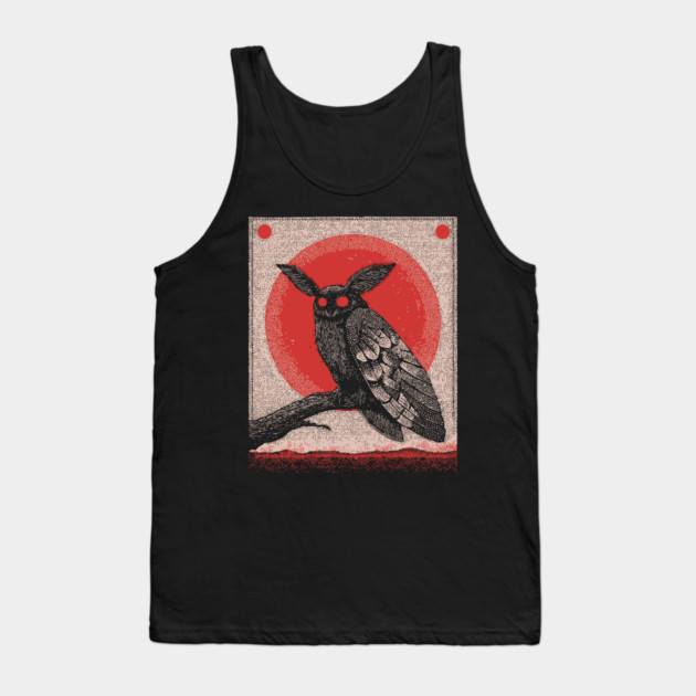 Cryptid Mothman - The Harbinger of Doom Tank Top by TuncGK