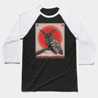 Cryptid Mothman - The Harbinger of Doom Baseball T-Shirt