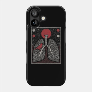 Surreal Anatomy - The Cage of Breath Phone Case