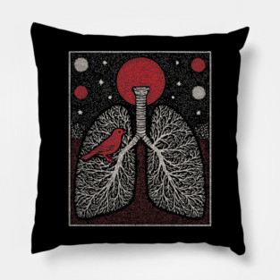 Surreal Anatomy - The Cage of Breath Pillow