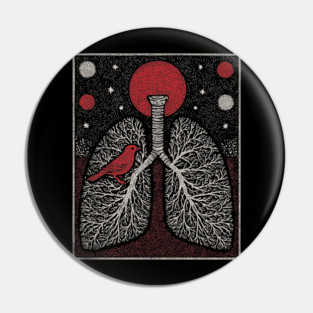 Surreal Anatomy - The Cage of Breath Pin