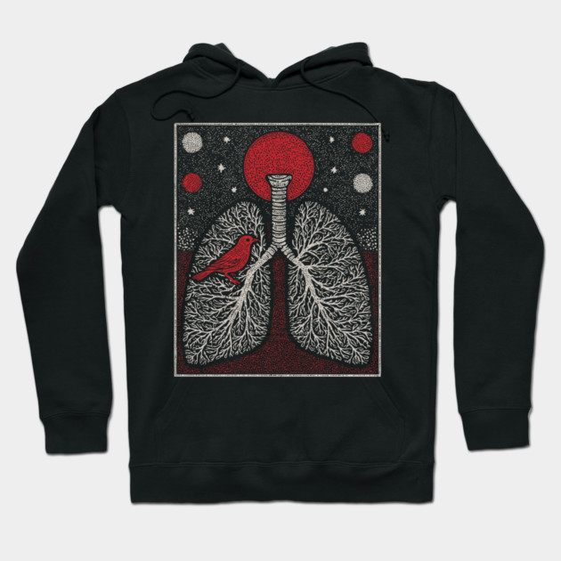 Surreal Anatomy - The Cage of Breath Hoodie by TuncGK