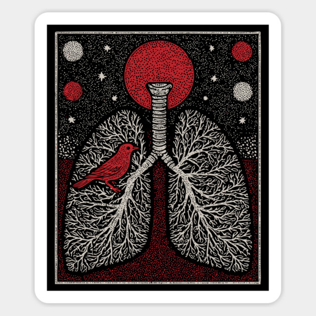 Surreal Anatomy - The Cage of Breath Magnet by TuncGK