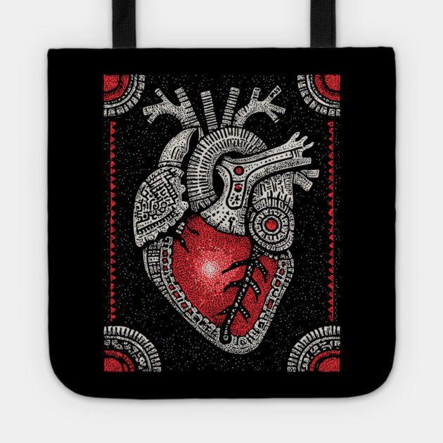 Gothic Anatomy - The Heart's Secret Lock Tote by TuncGK