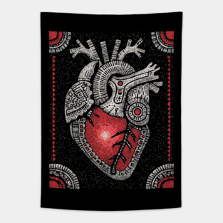 Gothic Anatomy - The Heart's Secret Lock Tapestry