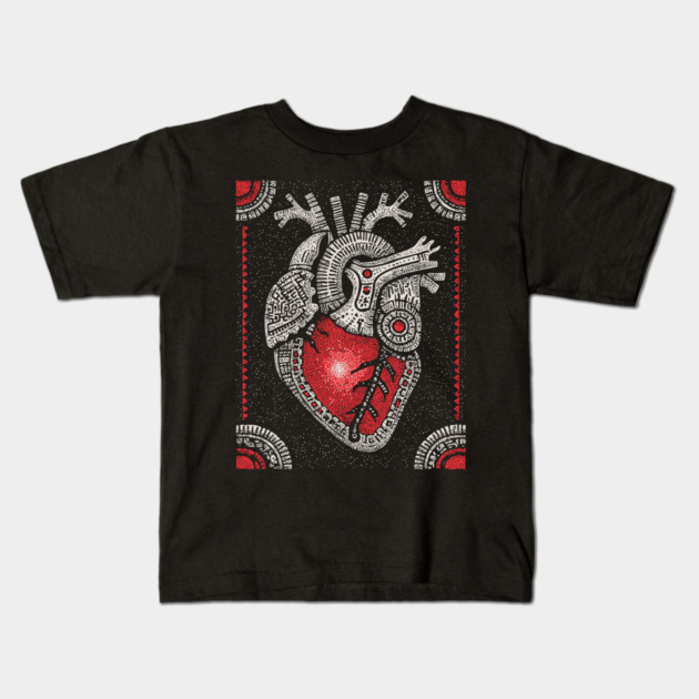 Gothic Anatomy - The Heart's Secret Lock Kids T-Shirt by TuncGK