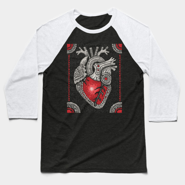Gothic Anatomy - The Heart's Secret Lock Baseball T-Shirt by TuncGK