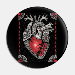 Gothic Anatomy - The Heart's Secret Lock Pin