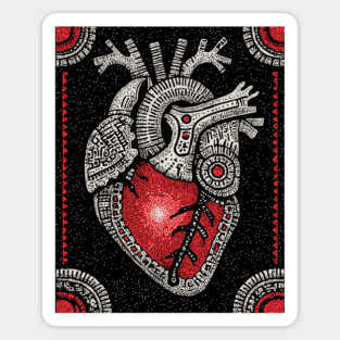 Gothic Anatomy - The Heart's Secret Lock Sticker