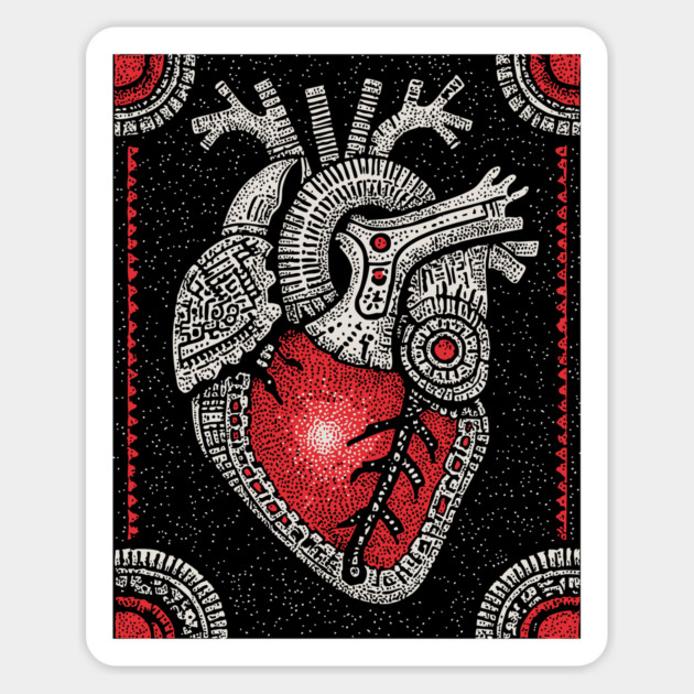 Gothic Anatomy - The Heart's Secret Lock Magnet by TuncGK