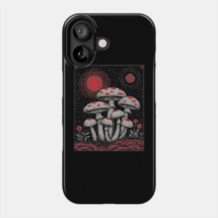 Witchy Mushrooms - Fungi of the Enchanted Forest Phone Case