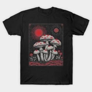 Witchy Mushrooms - Fungi of the Enchanted Forest T-Shirt