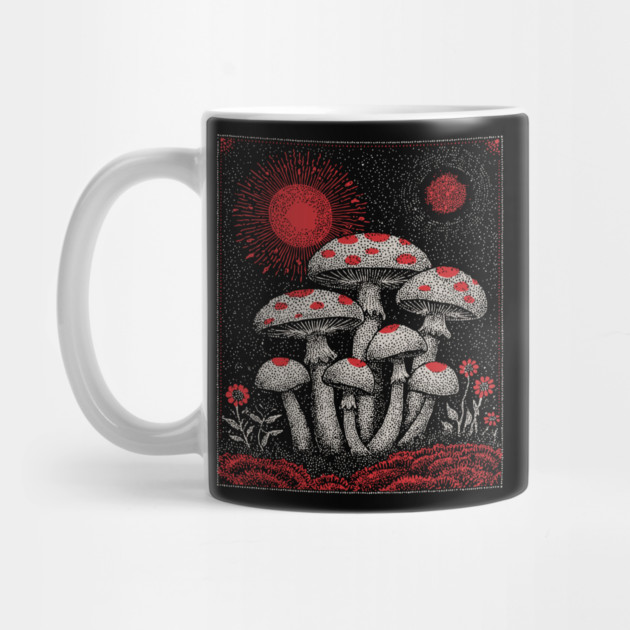 Witchy Mushrooms - Fungi of the Enchanted Forest by TuncGK