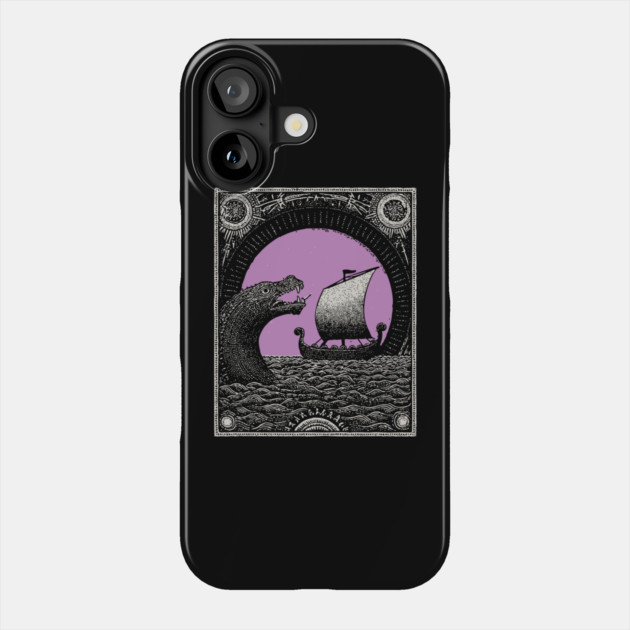 Viking Saga - The Voyage and the Sea Serpent Phone Case by TuncGK