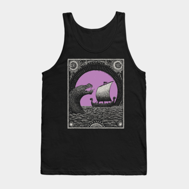 Viking Saga - The Voyage and the Sea Serpent Tank Top by TuncGK