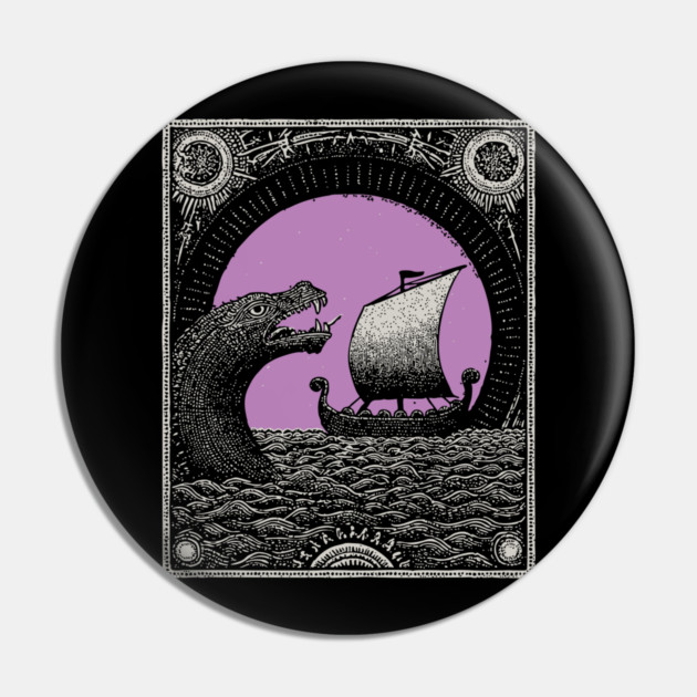 Viking Saga - The Voyage and the Sea Serpent Pin by TuncGK