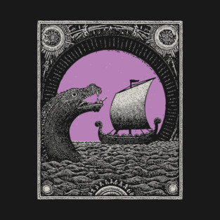 Viking Saga - The Voyage and the Sea Serpent T-Shirt
