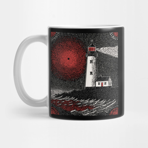 Gothic Lighthouse - The Crimson Beacon by TuncGK