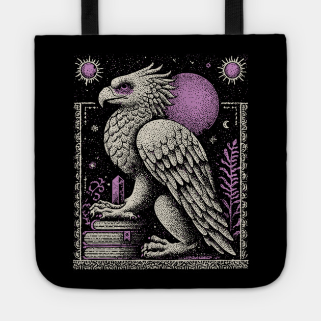 Mythical Griffin - The Guardian of Ancient Lore Tote by TuncGK